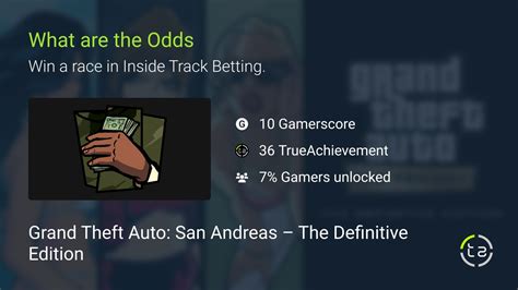 What are the Odds achievement in Grand Theft Auto: San .